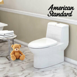 American Standard Milano Kick Out the Germs