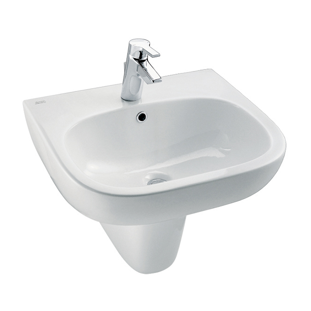 Active Semi Pedestal 535mm Wash Basin American Standard Taiwan